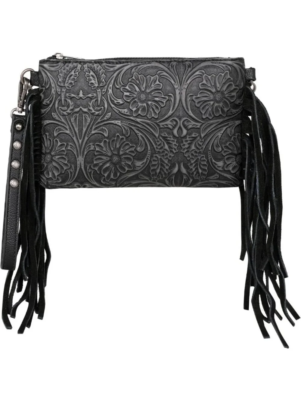 Stylish Western Crossbody Bag & Wristlet Clutch for Women - Versatile Handbag